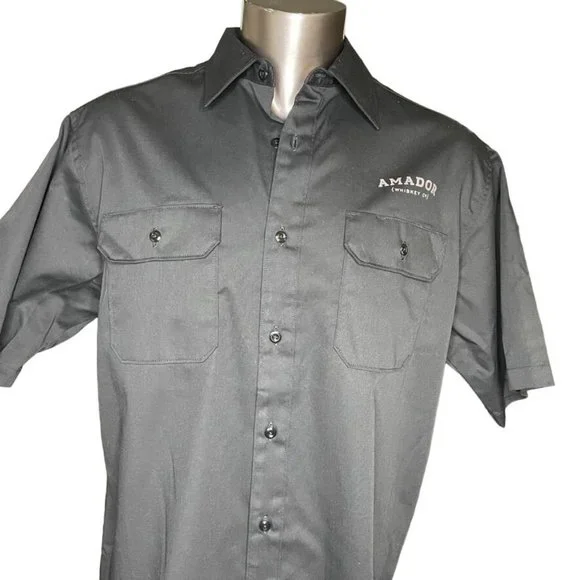 Mens Carhartt Amador Colab Shirt Black Button Down Size XL u New With Tags - Picture 4 of 14